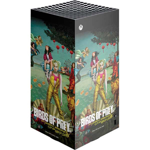DC Comics Harley Quinn Birds of Prey Variant Movie Poster XBox Series X Digital Edition Console Skin